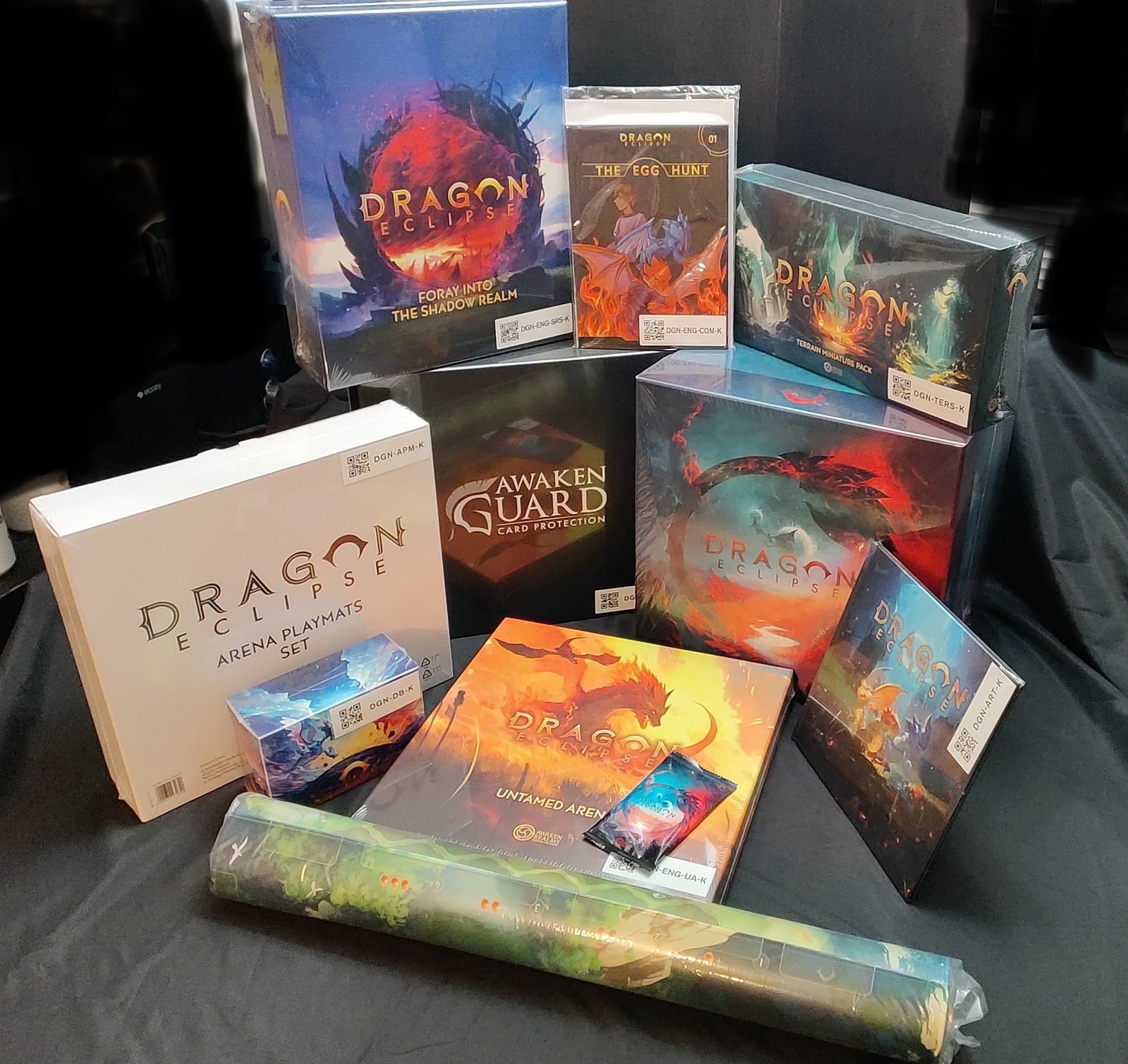 【未開封含】DragonAsh / capsule / Steady&Coセット Dragon Eclipse Kickstarter Dragon Guardian Bundle with Luminesca