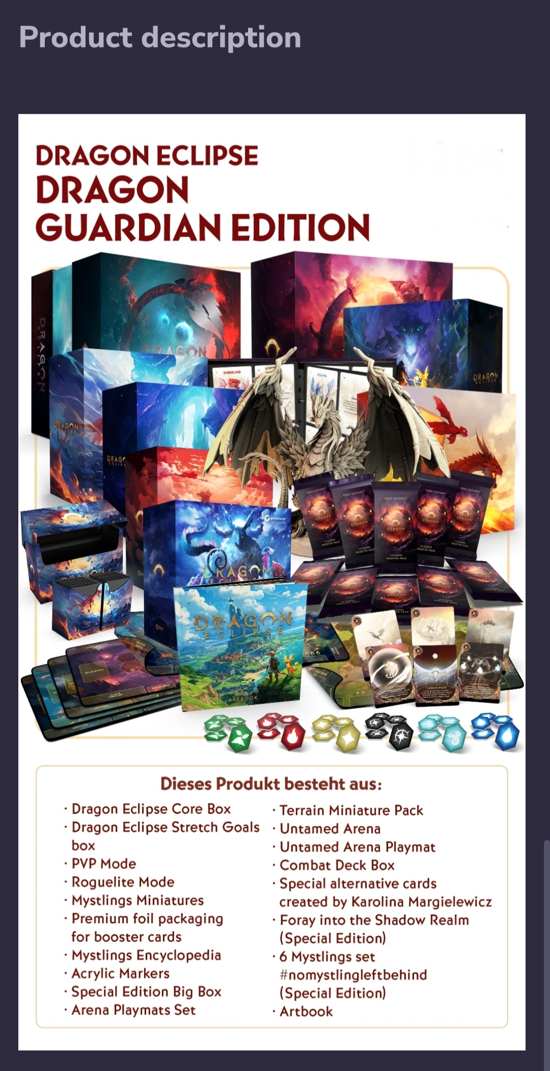 Dragon Eclipse Kickstarter Dragon Guardian Bundle with Luminesca